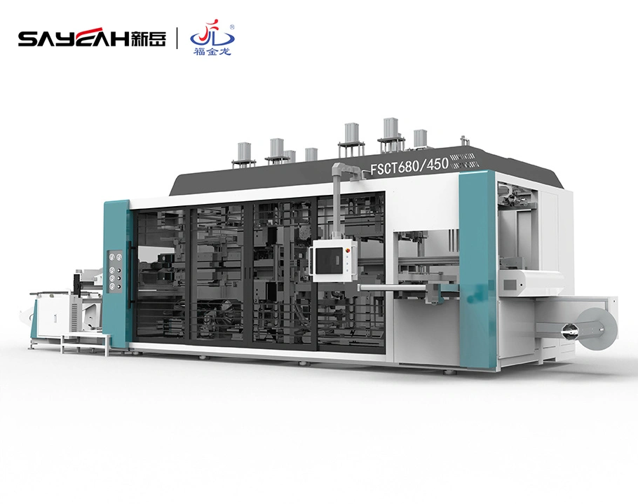 3 Station Plastic Thermoforming Machine